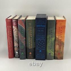 Série complète Harry Potter 1-7 ensemble JK Rowling 1ère Édition Américaine Relié