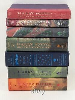 Série complète Harry Potter 1-7 ensemble JK Rowling 1ères éditions américaines reliées