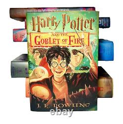 Série complète Harry Potter 1-7 ensemble Rowling COUVERTURE RIGIDE 1ères ÉDITIONS! COMME NEUF