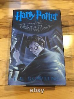 Série complète Harry Potter 1-7 ensemble Rowling relié toutes les premières éditions et extras