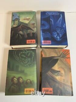 Série complète Harry Potter 1-8, édition américaine reliée par Rowling, première édition L3.
