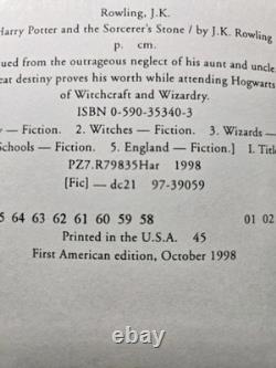 Série complète Harry Potter Éditions américaines premières en reliure rigide non lues État A++