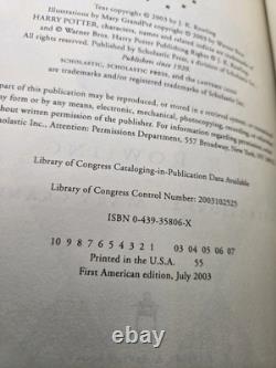 Série complète Harry Potter Éditions américaines premières en reliure rigide non lues État A++