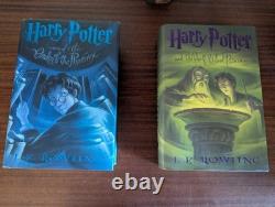 Série complète Harry Potter + Préquelle Les Contes de Beedle le Barde Éditions originales Reliures rigides