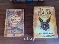 Série complète Harry Potter + Préquelle Les Contes de Beedle le Barde Éditions originales Reliures rigides