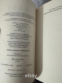 Série complète de Harry Potter comprenant le RARE Cinquième Livre Édition Canadienne