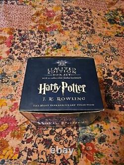 Série complète de livres Harry Potter en lot relié par J.K. Rowling