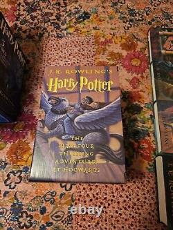 Série complète de livres Harry Potter en lot relié par J.K. Rowling