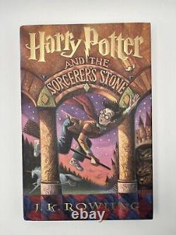 Série complète de livres reliés Harry Potter 1-7 par JK Rowling, édition 1er Set