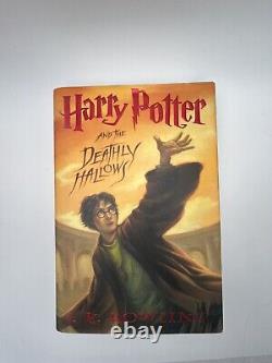 Série complète de livres reliés Harry Potter 1-7 par JK Rowling, édition 1er Set