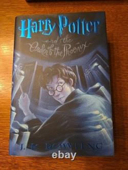 Série complète des livres Harry Potter Volumes 4, 5, 6, 7 Éditions 1ère Impression