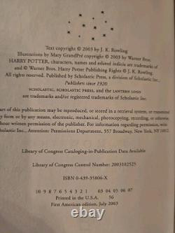 Série complète des livres Harry Potter Volumes 4, 5, 6, 7 Éditions 1ère Impression