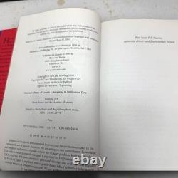 Série de livres Harry Potter en édition reliée 1-7 complète HC Raincoast Bloomsbury canadienne