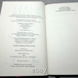 Série de livres Harry Potter en édition reliée 1-7 complète HC Raincoast Bloomsbury canadienne