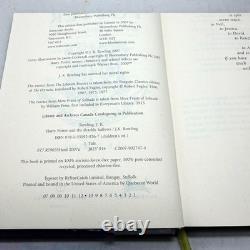 Série de livres Harry Potter en édition reliée 1-7 complète HC Raincoast Bloomsbury canadienne