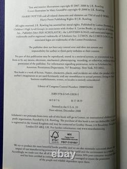 Set complet Harry Potter 1-7 en couverture rigide et extras, 1re édition, livres 5-7, 1er tirage
