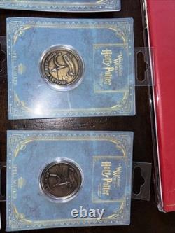 Universal Studios Harry Potter Carte des marqueurs de sorts de Pré-au-Lard + 11 pièces COMPLÈTE