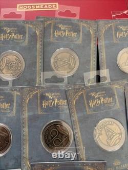 Universal Studios Harry Potter Hogsmeade Carte des marqueurs de sorts + 11 pièces COMPLÈTE