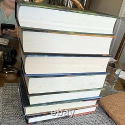 VG Ensemble complet de 7 livres reliés avec jaquette, toutes premières éditions, 1re impression, Harry Potter J. K. Rowling