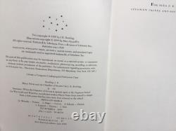 VG ensemble complet de 7 livres reliés avec jaquette, toutes premières éditions, 1re impression, Harry Potter, J. K. Rowling