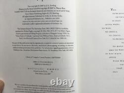 VG ensemble complet de 7 livres reliés avec jaquette, toutes premières éditions, 1re impression, Harry Potter, J. K. Rowling