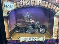 Véhicules en métal sous pression Harry Potter Vintage NEUF Ensemble complet de 4 Moto, Trolley