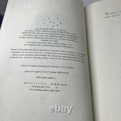 Véritable 1ère Édition 1er État Ensemble de Livres HC Harry Potter 1-7 J. K. Rowling À LIRE Des