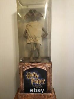 Vintage Harry Potter Dobby Life Size Store Dislpay 28 Rare! Complète Avec Stand