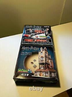 Wrebbit 3d Lot De 9 Puzzles 3d Harry Potter Tous Complets Et Assemblés